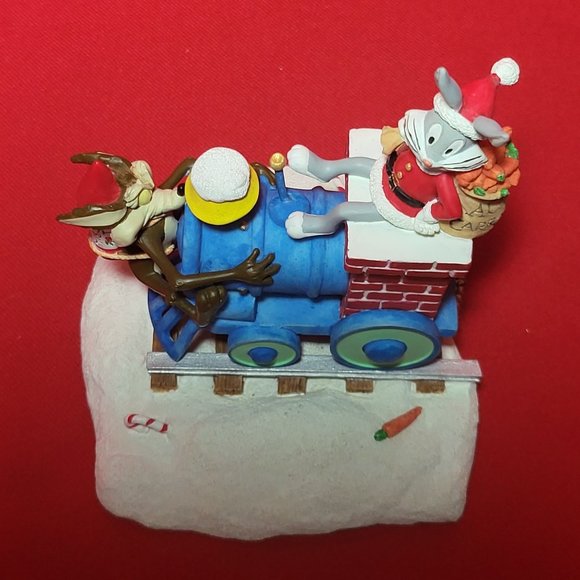 VTG Looney Tunes Christmas Express Train Bugs Bunny Wily E Coyote Road Runner - Picture 6 of 15